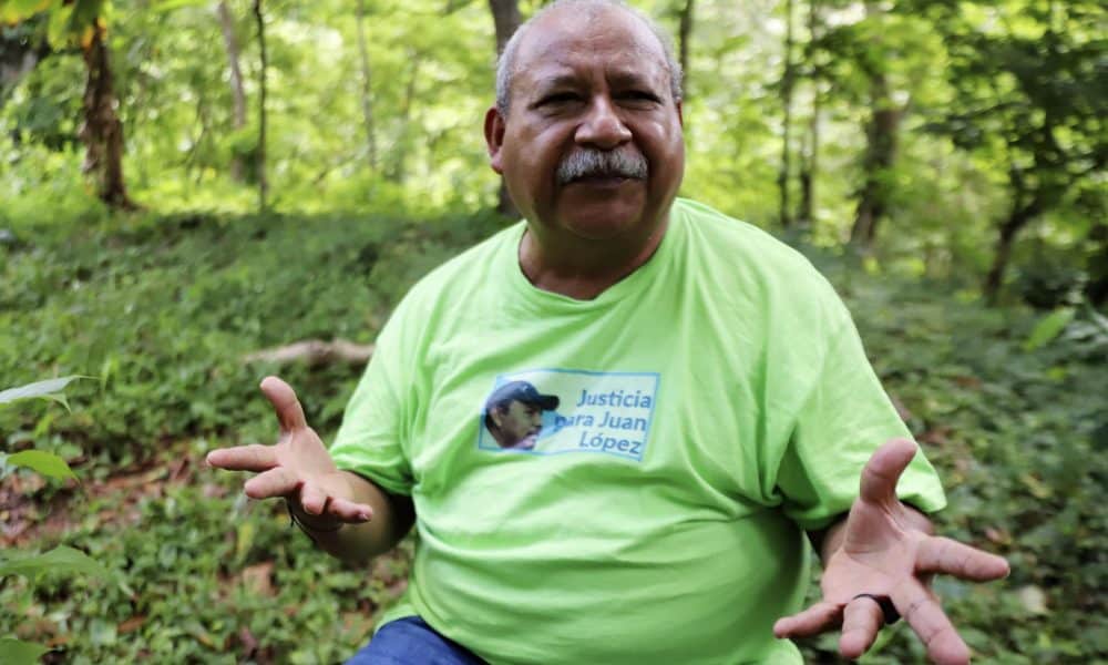El sacerdote jesuita Ismael Moreno habla durante una entrevista con EFE el 22 de septiembre de 2025, en el Yoro (Honduras). EFE/ Germán Reyes