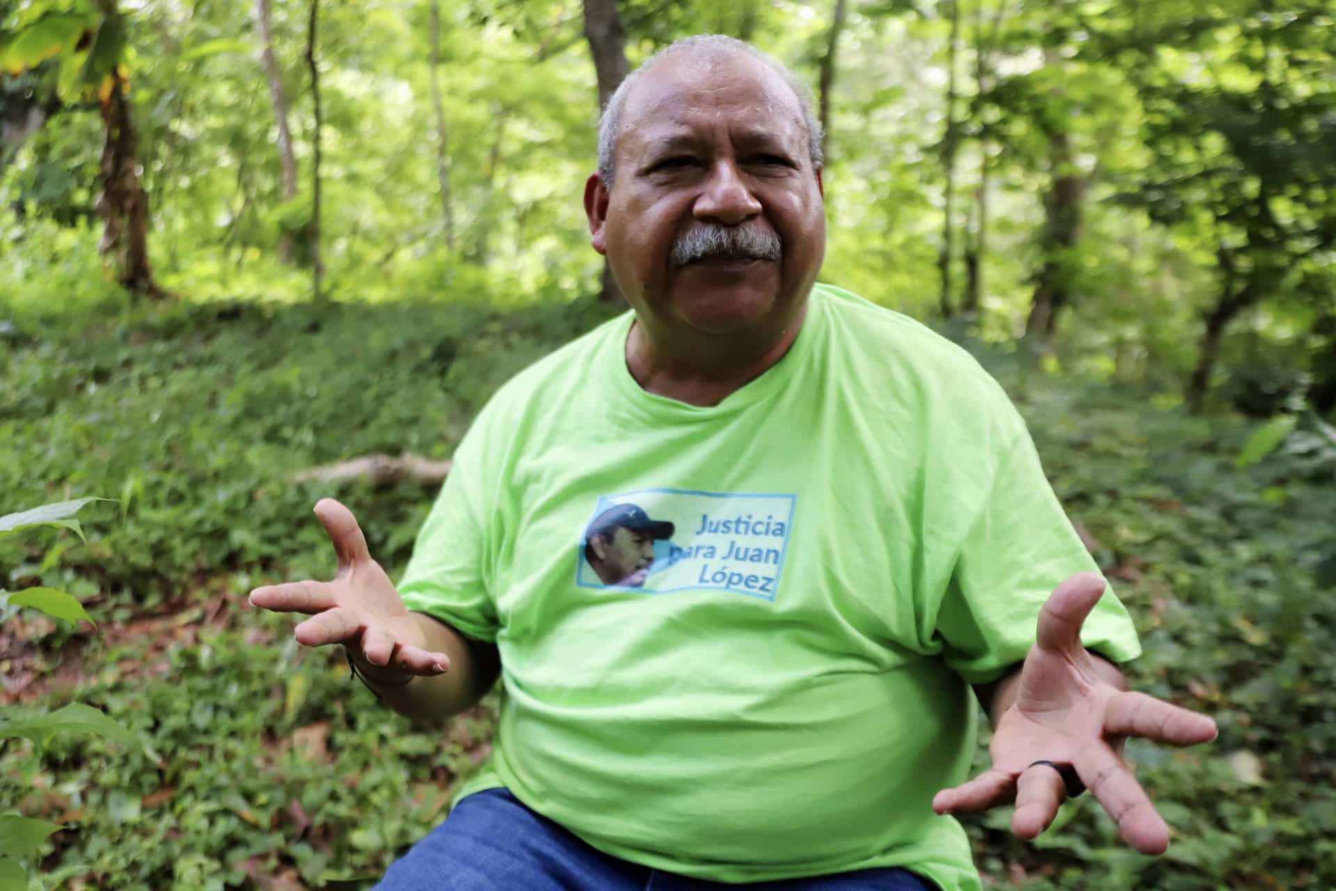 El sacerdote jesuita Ismael Moreno habla durante una entrevista con EFE el 22 de septiembre de 2025, en el Yoro (Honduras). EFE/ Germán Reyes