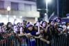 Seguidores del presidente de Argentina, Javier Milei, celebran tras conocer los resultados de las elecciones legislativas este domingo, en Buenos Aires (Argentina). EFE/ Juan Ignacio Roncoroni