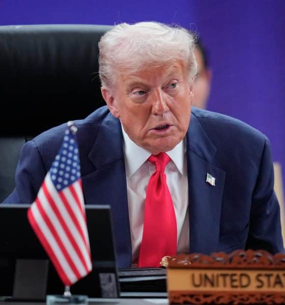 El presidente de Estados Unidos, Donald Trump, durante su visita a Malasia.
EFE/EPA/VINCENT THIAN / POOL