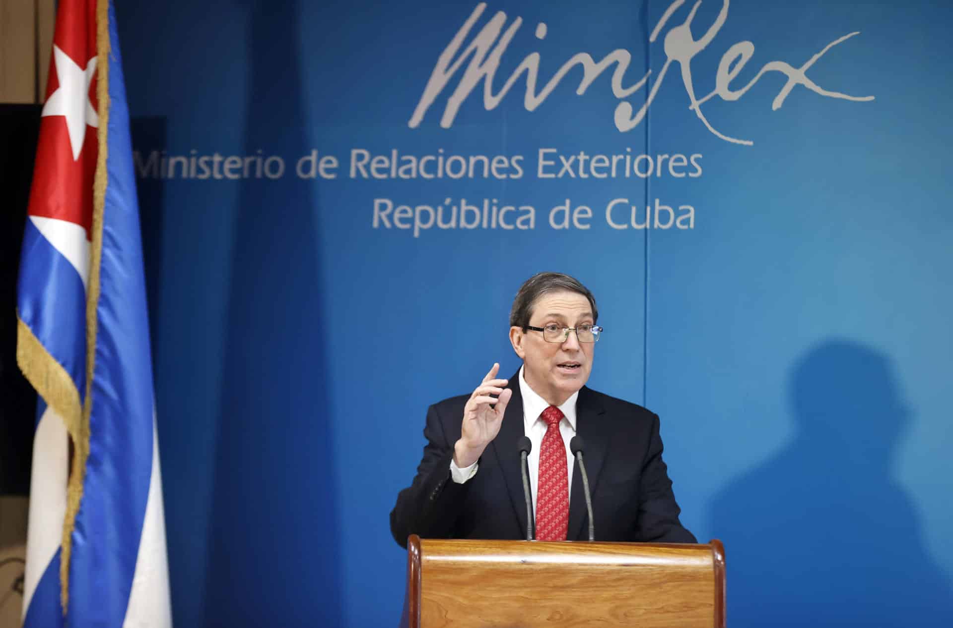 Foto de archivo del canciller de Cuba, Bruno Rodríguez. EFE/ Ernesto Mastrascusa