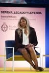 La tenista estadounidense Serena Williams asiste a una recepción en Oviedo, donde el viernes recogerá el Premio Princesa de Asturias de los Deportes 2025. EFE/Paco Paredes