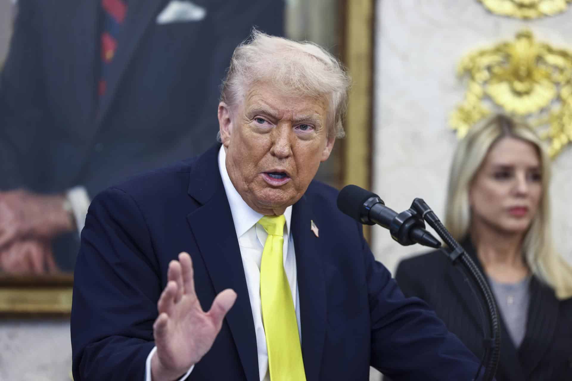 Fotografía del presidente de Estados Unidos, Donald Trump. EFE/Jim Lo Scalzo
