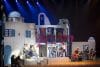Actores participan en un ensayo de la obra "Mamma Mia" este 8 de octubre de 2025, en Caracas (Venezuela). EFE/ Miguel Gutiérrez