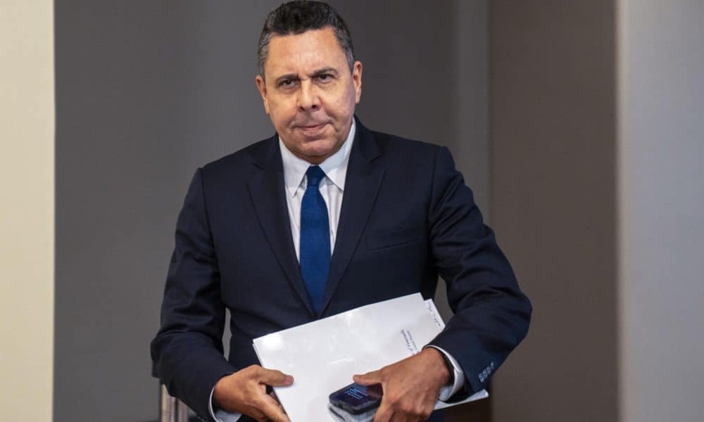 El embajador de Venezuela ante la Organización de las Naciones Unidas (ONU), Samuel Moncada. EFE/ Angel Colmenares