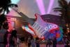 Fotografía cedida por Disney de un dibujo del nuevo diseño vibrante y psicodélico de los Muppets que adornará la parte inferior de la guitarra exterior de Rock 'n' Roller Coaster en el Hollywood Studios en Walt Disney World Resort, Florida (EE.UU.). EFE/ Amy Smith /Disney/ SOLO USO EDITORIAL/NO VENTAS/SOLO DISPONIBLE PARA ILUSTRAR LA NOTICIA QUE ACOMPAÑA (CRÉDITO OBLIGATORIO)