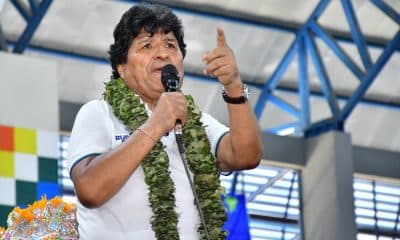 Fotografía de archivo del expresidente boliviano Evo Morales. EFE/Jorge Abrego