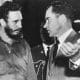 El primer ministro cubano, Fidel Castro con el vicepresidente estadounidense Richard Nixon en la Casa Blanca en 1959. EFE/Archivo/UPI/jgb