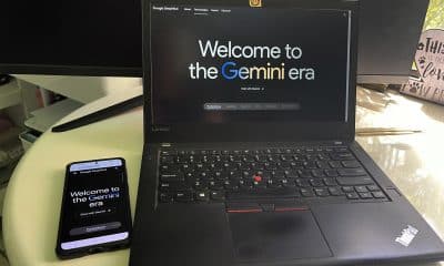 Fotografía de archivo un computador abierto en la página de entrada de Gemini, el chatbot con inteligencia artificial (IA) de Google. EFE/ Latif Kassidi