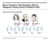 El Nobel de Medicina o Fisiología ha distinguido este lunes a los estadounidenses Mary E. Brunkow y Fred Ramsdell y al japonés Shimon Sakaguchi por revelar cómo se autorregula el sistema inmune. EFE