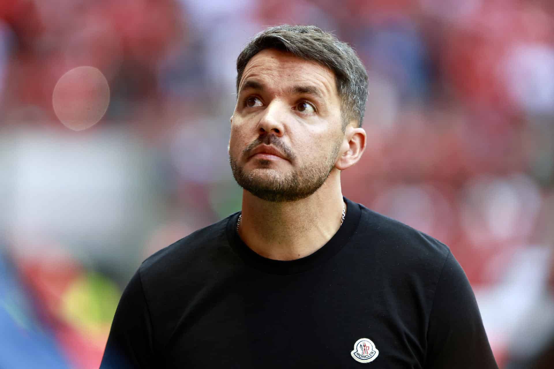 Fotografía de archivo donde aparece el entrenador Nicolás Larcamón. EFE/ Alex Cruz