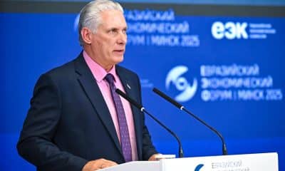 Foto de archivo del presidente de Cuba Miguel Diaz-Canel. EFE/SERGEY KARPUKHIN / SPUTNIK / KREMLIN