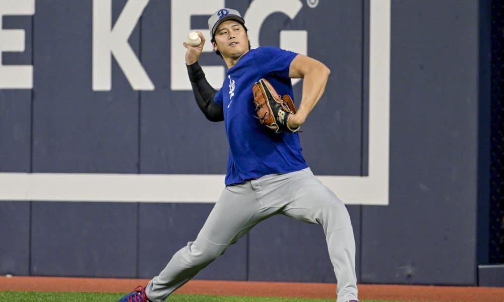 Shohei Ohtani, pelotero de los Dodgers. EFE/EPA/EDUARDO LIMA