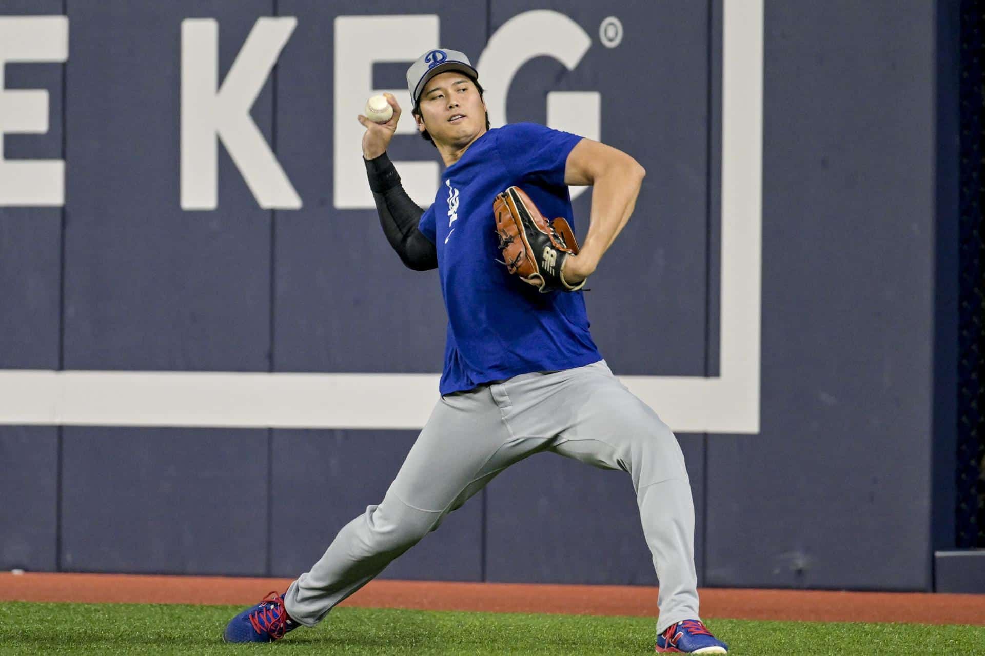 Shohei Ohtani, pelotero de los Dodgers. EFE/EPA/EDUARDO LIMA