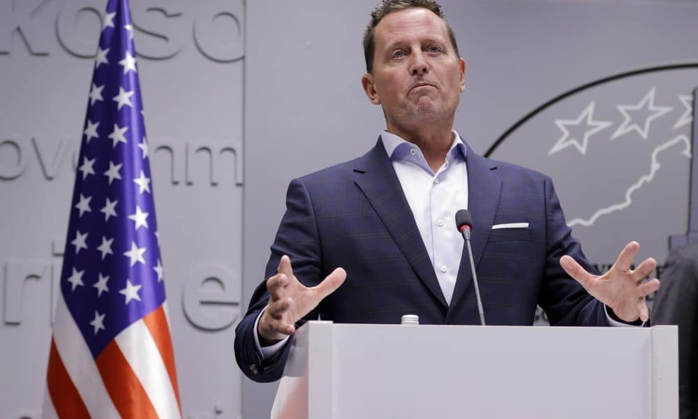 Fotografía de archivo del diplomático estadounidense Richard Grenell. EFE/VALDRIN XHEMAJ