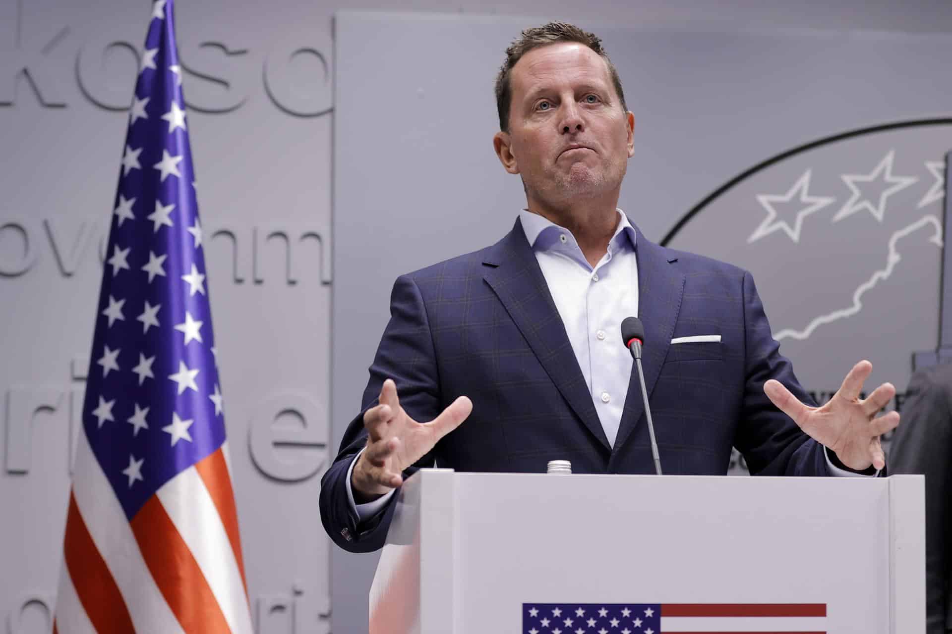 Fotografía de archivo del diplomático estadounidense Richard Grenell. EFE/VALDRIN XHEMAJ