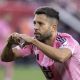 Fotografía de archivo del 19 de julio de 2025 del jugador Jordi Alba de Inter Miami celebrando un gol en un partido de la Major League Soccer entre New York Red Bulls e Inter Miami, en Nueva Jersey (EE.UU.). EFE/ Angel Colmenares