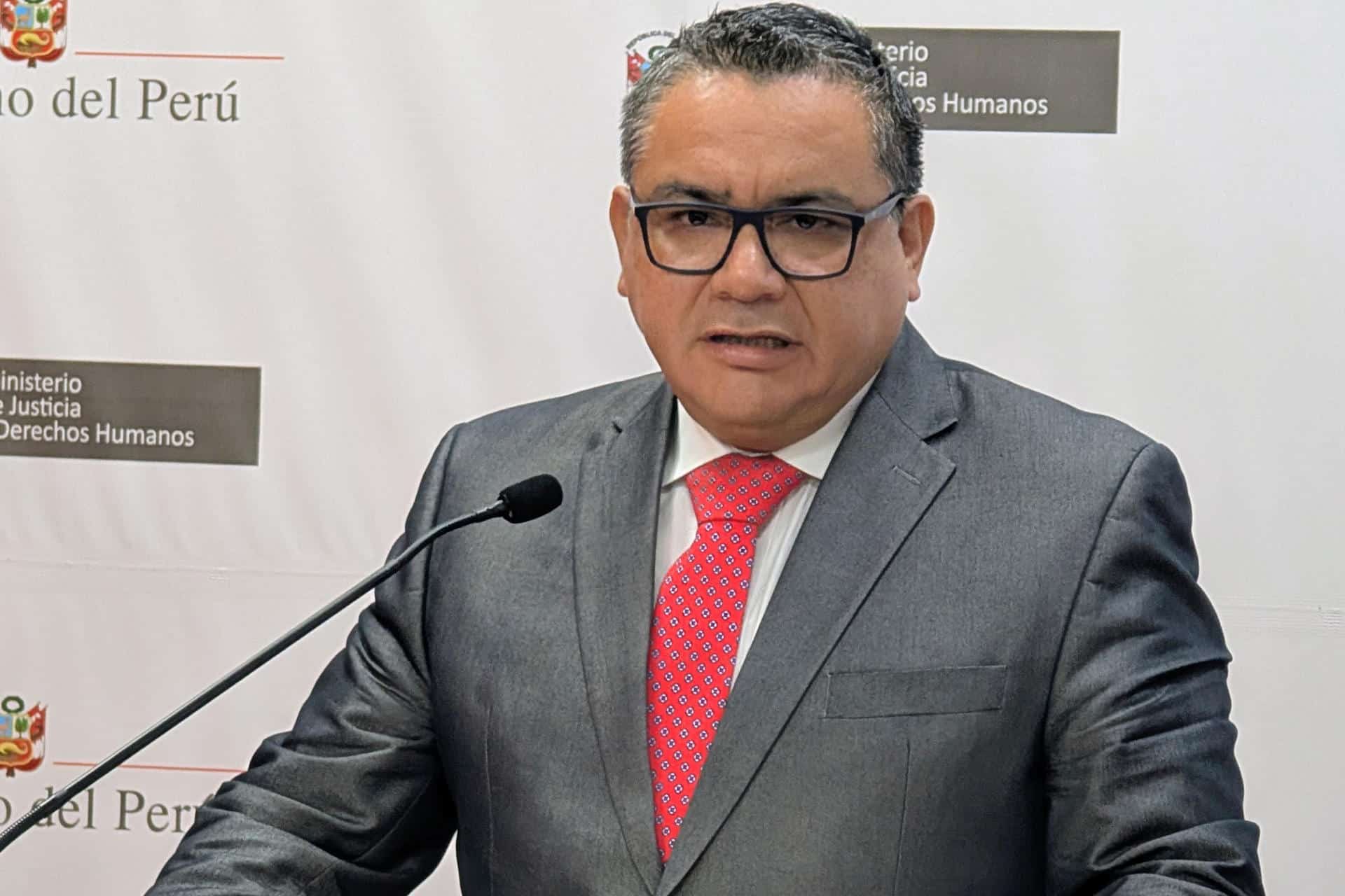 Fotografía de archivo del exministro del Interior y de Justicia Juan José Santiváñez, en Lima (Perú). EFE/ Fernando Gimeno