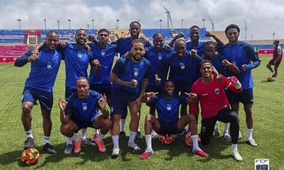 La selección de Cabo Verde hizo historia este lunes al clasificarse para disputar por primera vez la fase final de un Mundial de fútbol, el que organizarán en 2026, Estados Unidos, Canadá y México. EFE/Federación Caboverdiana de Fútbol SÓLO USO EDITORIAL.