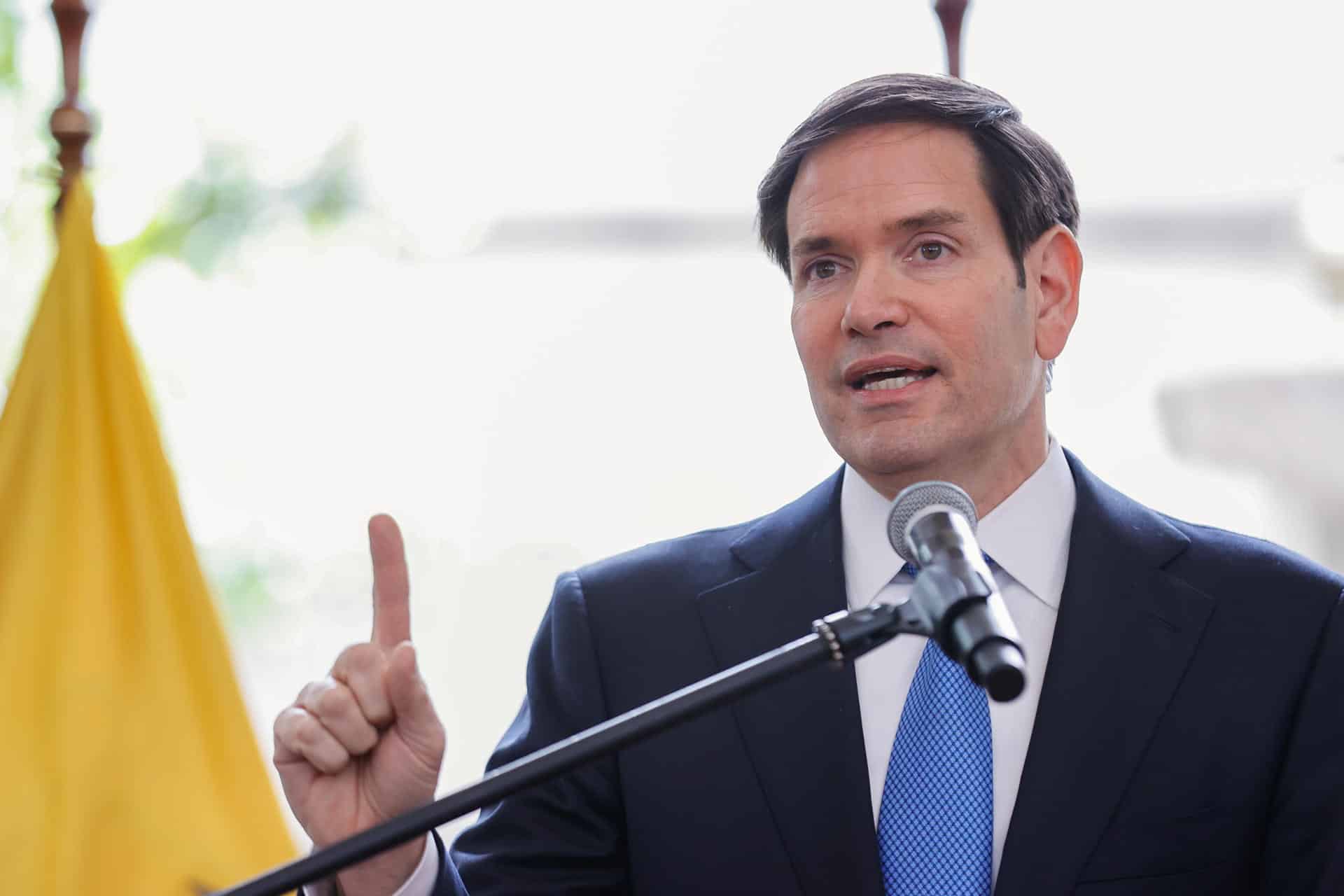 Foto de archivo del secretario de Estado de los Estados Unidos, Marco Rubio. EFE/ José Jácome