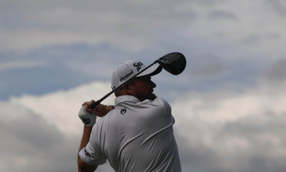 El golfista irlandés Shane Lowry durante la segunda jornada del Abierto de España de golf en el Club de Campo Villa de Madrid. EFE/ Sergio Pérez