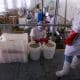 Fotografía del 7 de agosto de 2025 de un grupo de personas trabajando en una fábrica en Buenos Aires (Argentina). EFE/ Juan Ignacio Roncoroni