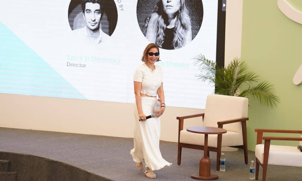 La actriz Menna Shalaby, la primera egipcia nominada a los Premios Emmy (2021), durante un evento después de recibir en el Festival de Cine de El Gouna el premio a su trayectoria cinematográfica. EFE/Gouna Film Festival (GFF) SOLO USO EDITORIAL/SOLO DISPONIBLE PARA ILUSTRAR LA NOTICIA QUE ACOMPAÑA (CRÉDITO OBLIGATORIO)