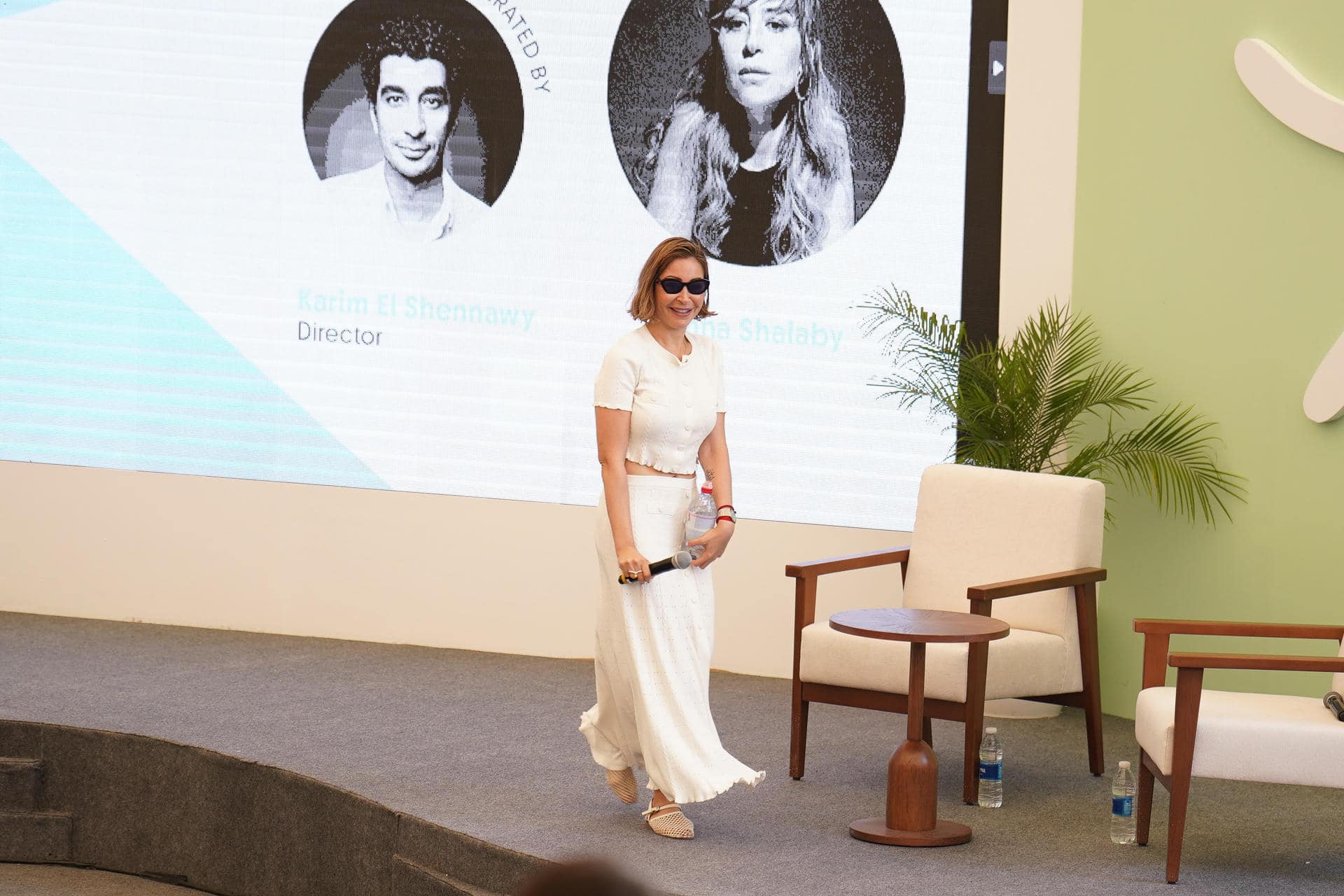 La actriz Menna Shalaby, la primera egipcia nominada a los Premios Emmy (2021), durante un evento después de recibir en el Festival de Cine de El Gouna el premio a su trayectoria cinematográfica. EFE/Gouna Film Festival (GFF) SOLO USO EDITORIAL/SOLO DISPONIBLE PARA ILUSTRAR LA NOTICIA QUE ACOMPAÑA (CRÉDITO OBLIGATORIO)