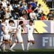 Jugadores de Estados Unidos celebran un gol en un partido del grupo E de la Copa Mundial Sub-20. EFE/ Elvis González