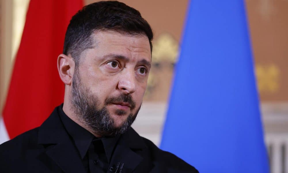 El presidente de Ucrania, Volodímir Zelenski, en una imagen del 24 de octubre de 2025. EFE/EPA/TOLGA AKMEN / POOL