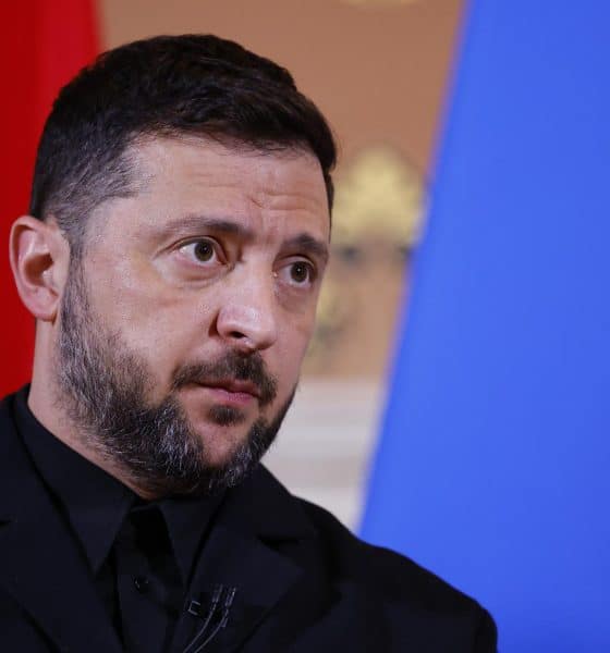 El presidente de Ucrania, Volodímir Zelenski, en una imagen del 24 de octubre de 2025. EFE/EPA/TOLGA AKMEN / POOL