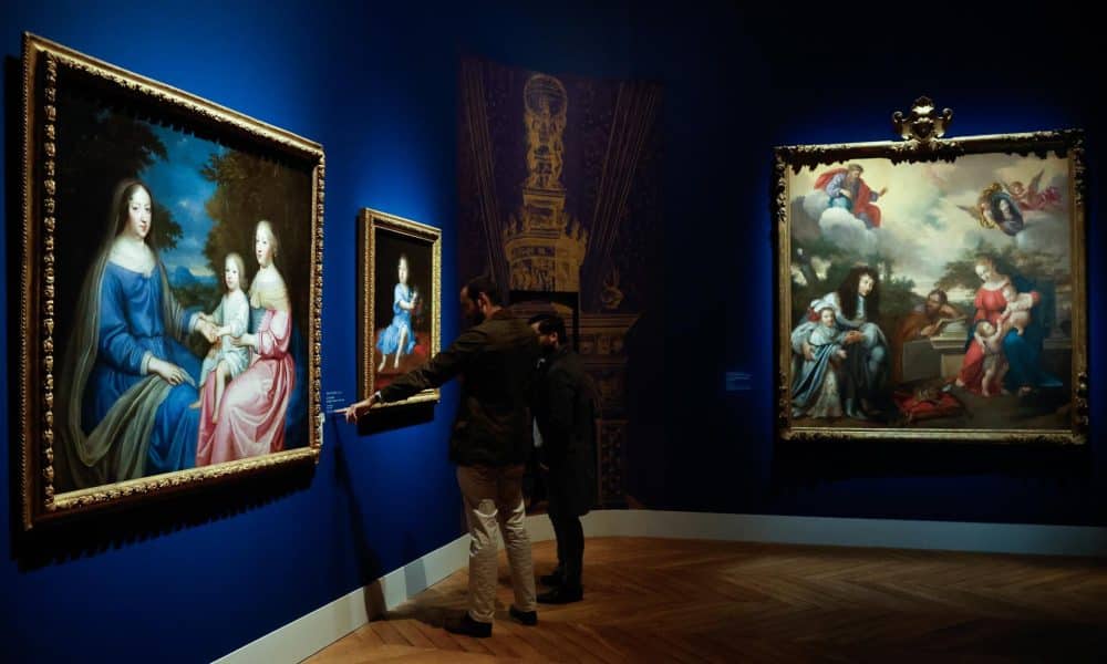 Exposición 'El Gran Delfín (1661-1711), hijo de un rey, padre de un rey, pero nunca rey' presentada este lunes en el castillo de Versalles, cerca de París  EFE/EPA/MOHAMMED BADRA