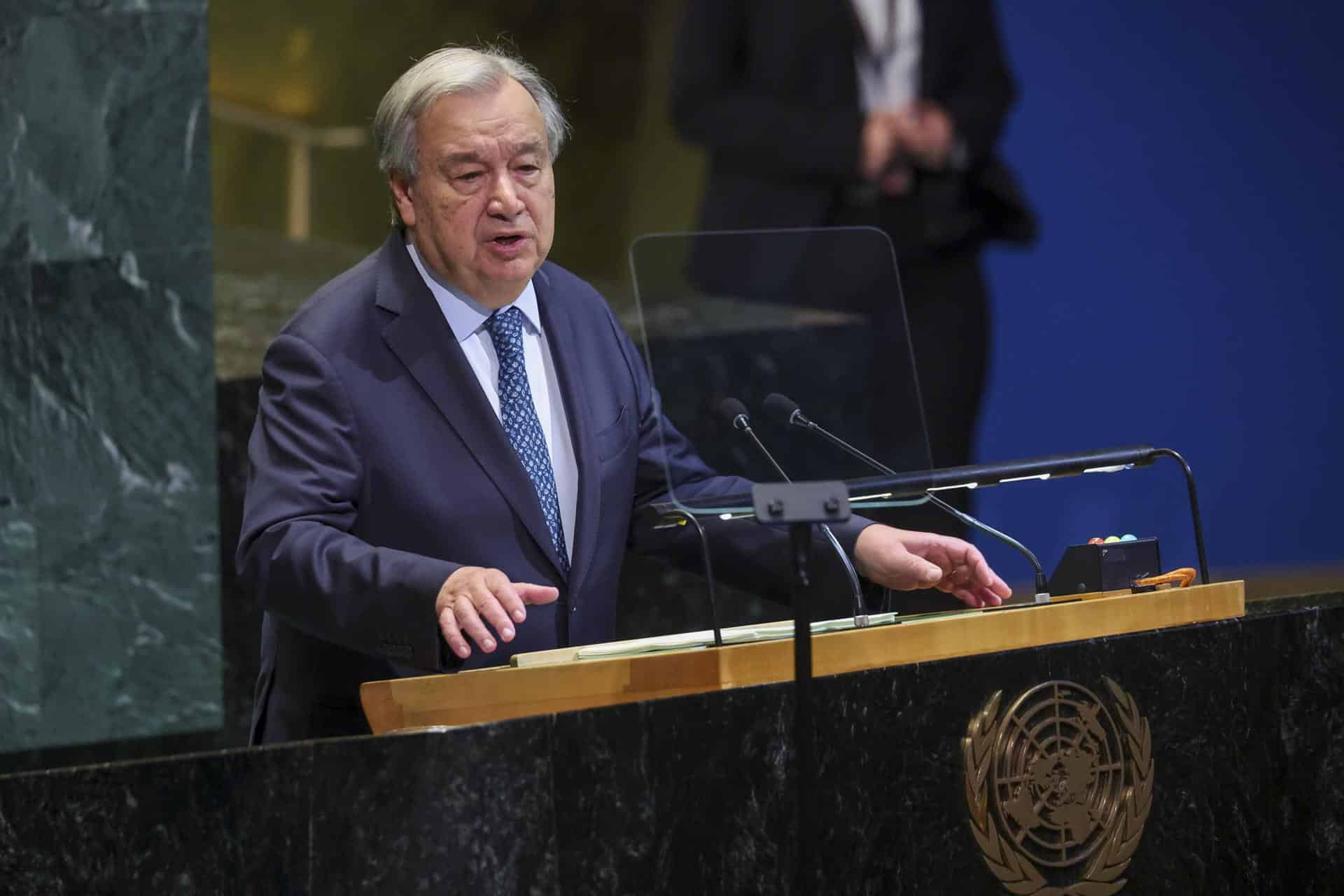 El secretario general de la ONU, António Guterres. EFE/Sarah Yenesel