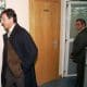 Foto de archivo del 4 de enero de 199, con Miguel Ángel Russo (i) entonces entrenador de la UD Salamanca, saliendo de una reunión con el presidente, Juan José Hidalgo (d), en las oficinas del club. EFE/EDUARDO MARGARETO