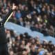 Sean Dyche, nuevo entrenador del Nottingham Forest, durante un partido contra el Manchester City, el 26 de diciembre de 2024, durante su etapa al frente del Everton. EFE/EPA/PETER POWELL