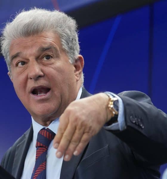 Joan Laporta, presidente del FC Barcelona. EFE/Enric Fontcuberta