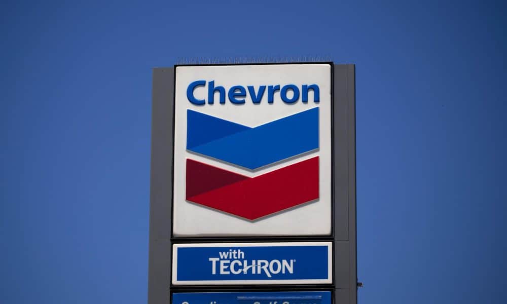 Fotografía de archivo que muestra el logotipo de Chevron. EFE/EPA/ALLISON DINNER
