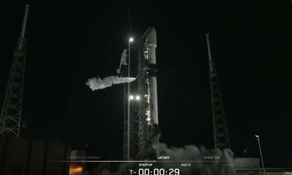 Fotografía cedida este jueves por Space X donde se observa el satélite español SpainSat NG II durante su lanzamiento en Cabo Cañaveral (Estados Unidos). EFE/ Space X / SOLO USO EDITORIAL/ NO VENTAS/ SOLO DISPONIBLE PARA ILUSTRAR LA NOTICIA QUE ACOMPAÑA (CRÉDITO OBLIGATORIO)