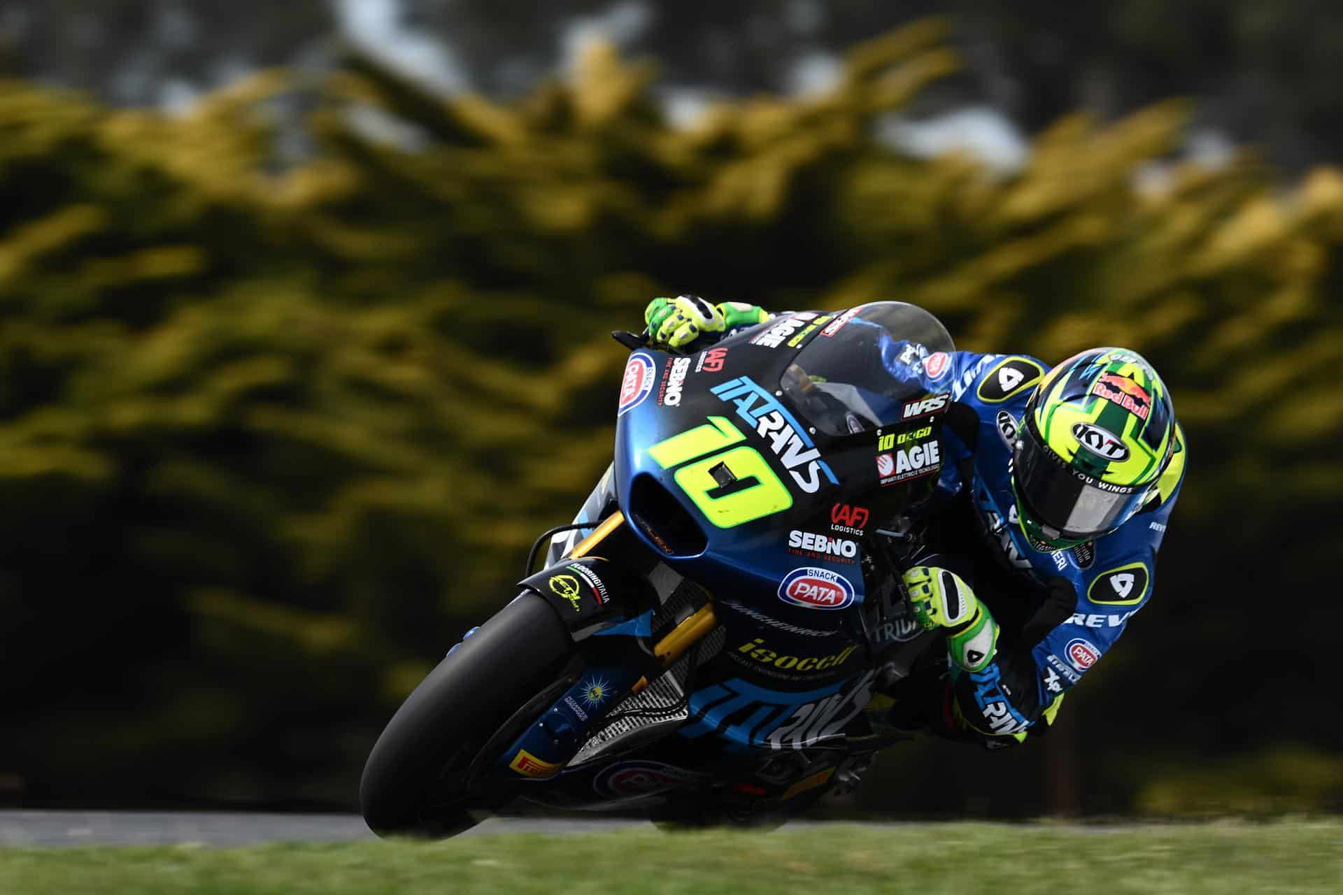 Diogo Moreira, de Brasil, el pasado fin de semana en el circuito Phillip Island (Australia) EFE/EPA/JOEL CARRETT