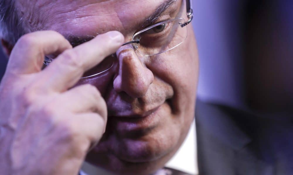 El secretario de Economía, Marcelo Ebrard, habla durante una conferencia en Ciudad de México (México). Imagen de archivo. EFE/ Isaac Esquivel