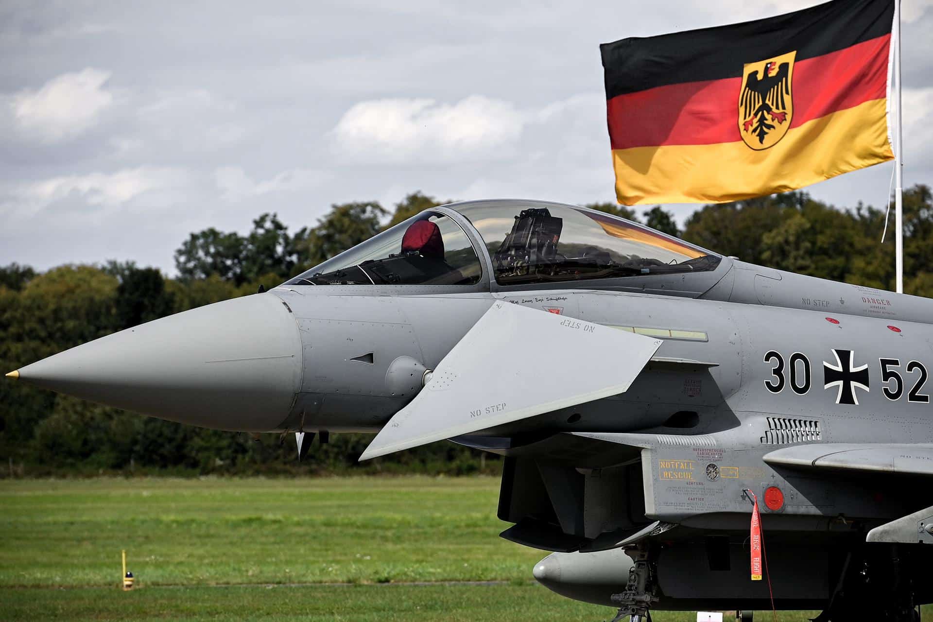 Foto archivo. Eurofighter Alemán EFE/EPA/SASCHA STEINBACH