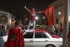 Los fanáticos en Marruecos salieron a celebrar a las calles de Rabat el título de la selección de su país en el Mundial Sub-20 tras vencer por 0-2 a Argentina en Chile. EFE/EPA/JALAL MORCHIDI