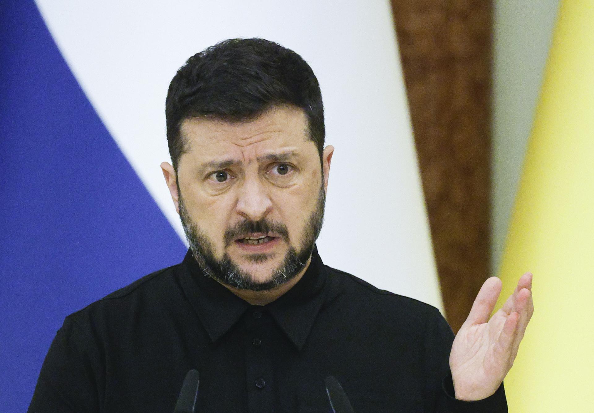 Imagen reciente del presidente de Ucrania, Volodímir Zelenski. EFE/EPA/SERGEY DOLZHENKO