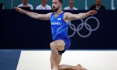 Fotografía de archivo del gimnasta israelí Artem Dolgopyat durante los Juegos Olímpicos de París 2024.
EFE/EPA/YAHYA ARHAB