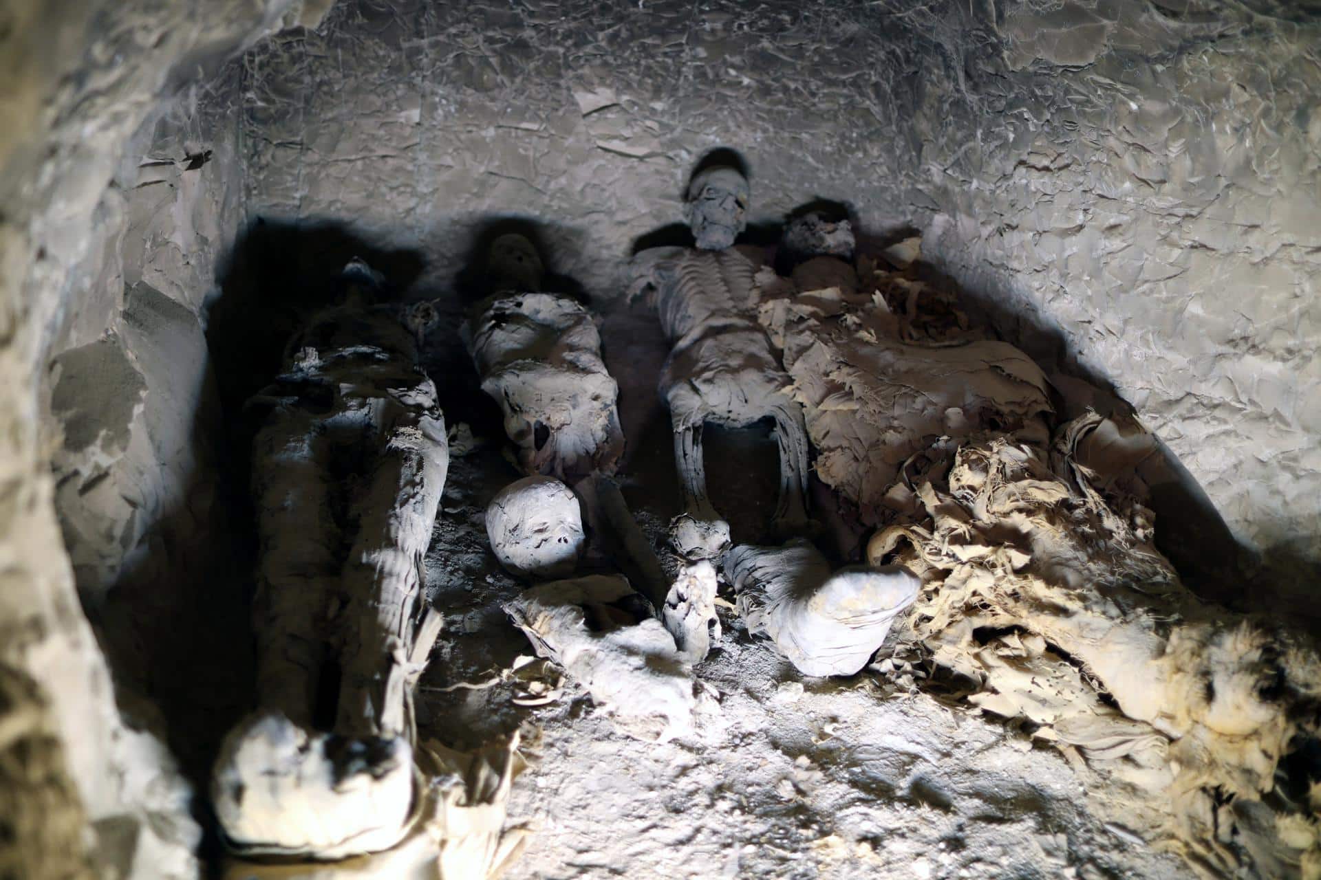 En la imagen de archivo, vista de una tumba descubierta en una necropolis, en Luxor, Egipto. EFE/EPA/KHALED ELFIQI