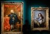 Los cuadros 'Felipe V, rey de España' (I) -1683-1746-', de Hyacinthe Rigaud, y 'Retrato de Luis de Francia, duque de Borgoña' -1682-171-, ' de Hyacinthe Rigaud y Joseph Parrocel, en la exposición 'El Gran Delfín (1661-1711), hijo de un rey, padre de un rey, pero nunca rey' presentada este lunes en el castillo de Versalles, cerca de París EFE/EPA/MOHAMMED BADRA