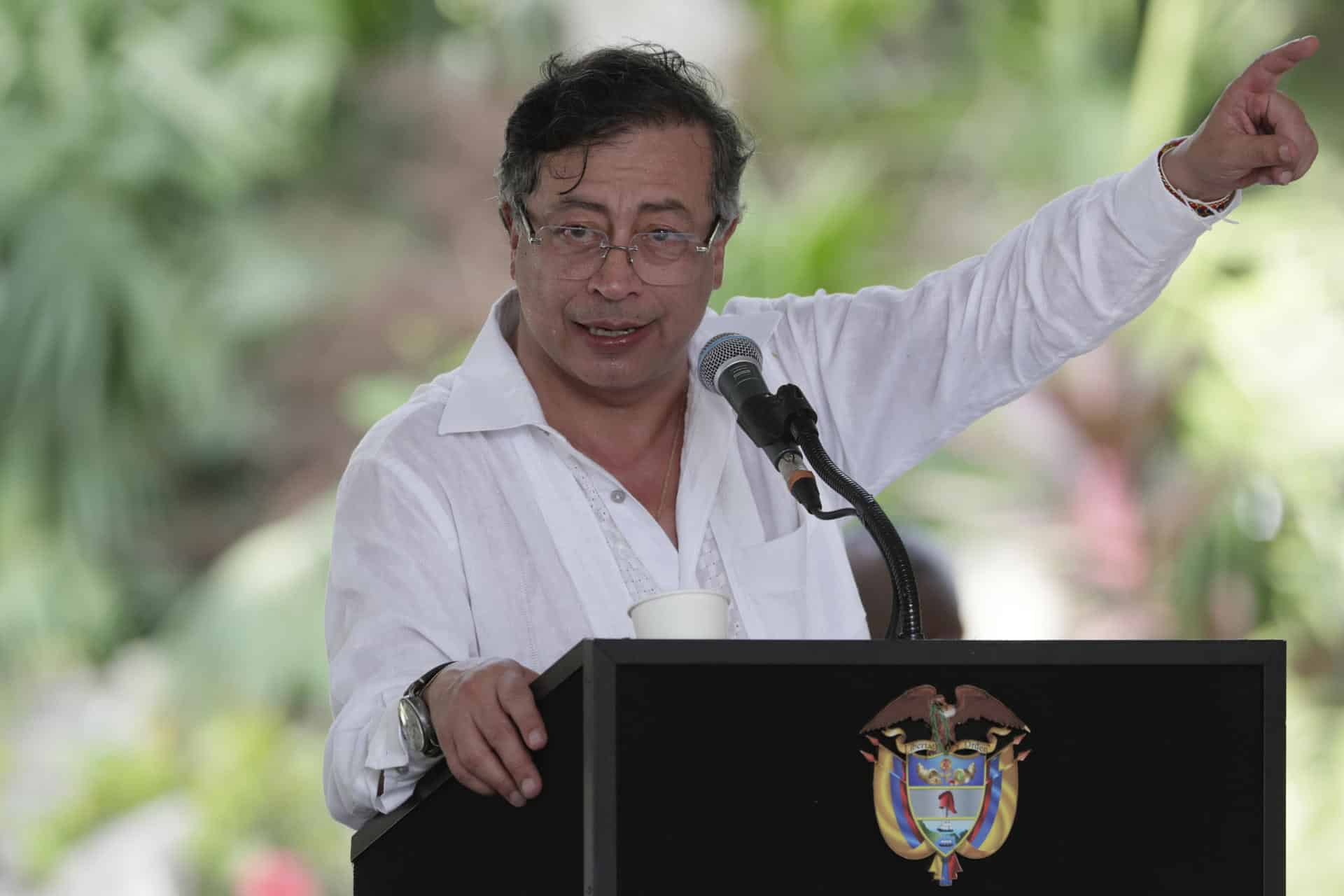 Fotografía de archivo del presidente de Colombia, Gustavo Petro. EFE/ Carlos Ortega