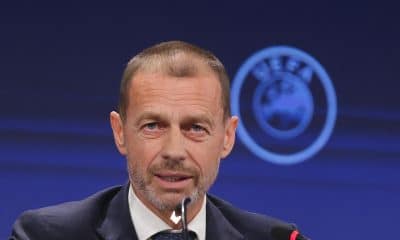 El presidente de la UEFA Aleksander Ceferin, en una foto de archivo. EFE/EPA/ANDREJ CUKIC