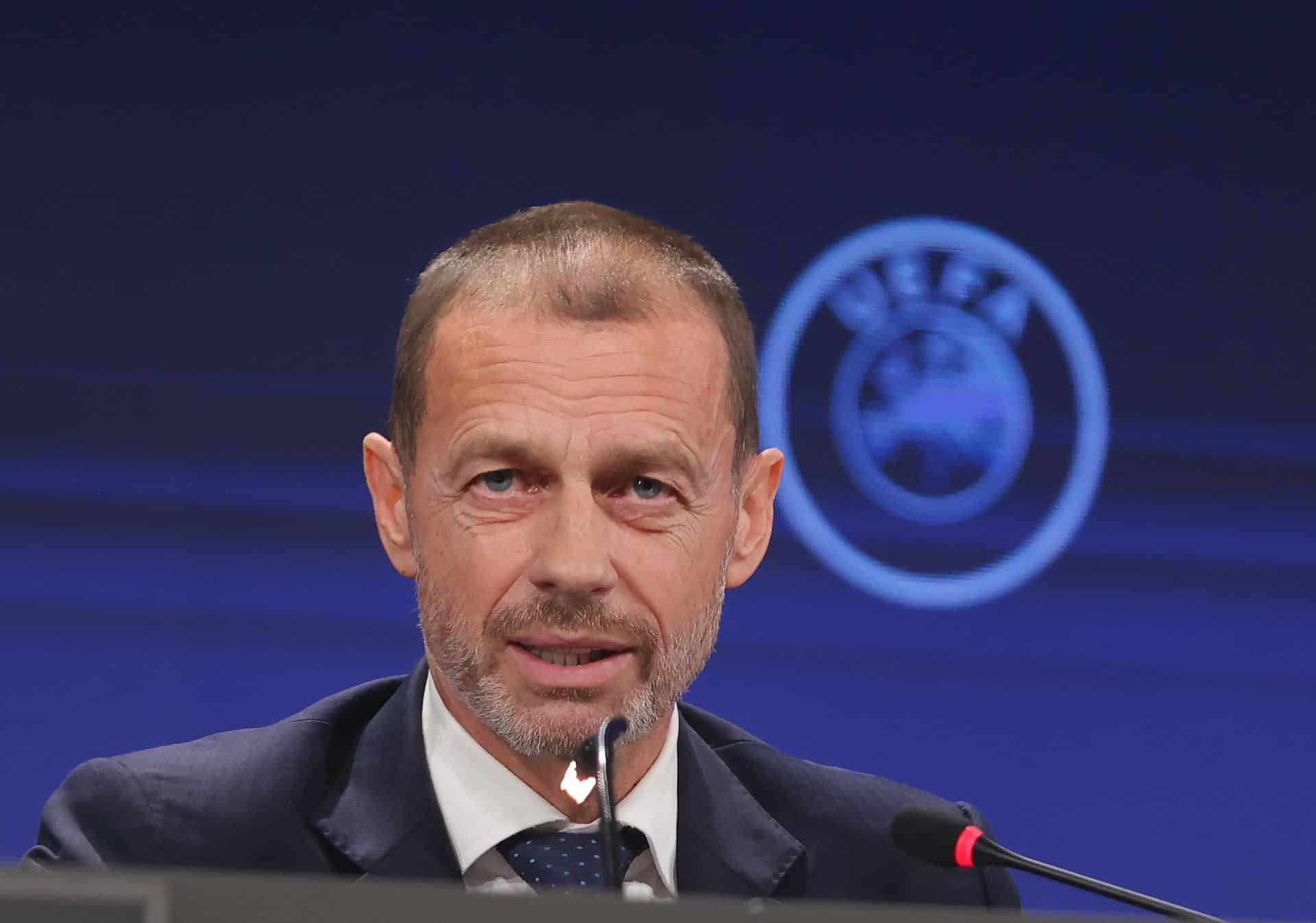 El presidente de la UEFA Aleksander Ceferin, en una foto de archivo. EFE/EPA/ANDREJ CUKIC