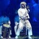 El cantante puertorriqueño Bad Bunny se presenta en el Coliseo de Puerto Rico en San Juan (Puerto Rico). Fotografía de archivo. EFE/ Thais Llorca